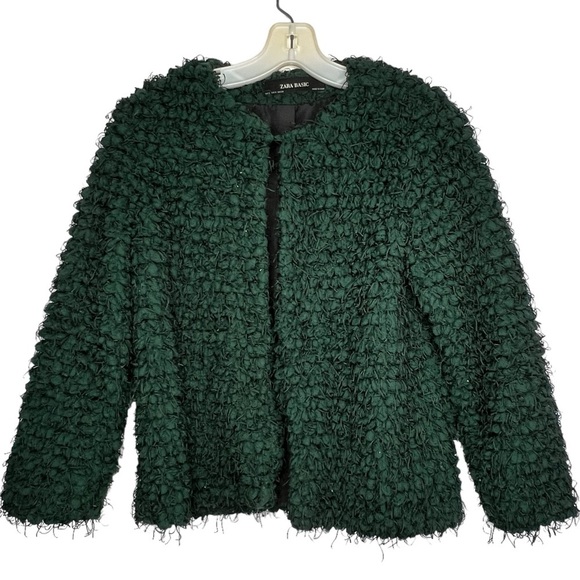 Zara Jackets & Blazers - Zara Basic Green‎ Jacket